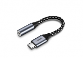 UGREEN USB-C MALE TO 3.5MM FEMALE CABLE 10CM (30632)