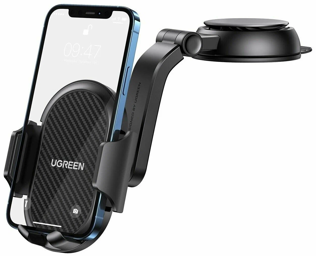 UGREEN WATERFALL-SHAPED SUCTION CUP PHONE MOUNT (20473)