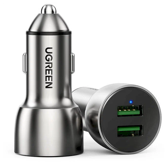 UGREEN FAST CAR CHARGER DUAL USB-A 36W (10144)