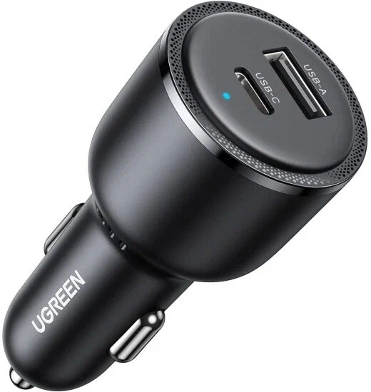 UGREEN CAR CHARGER USB-C 45W + USB-A 18W (90645)