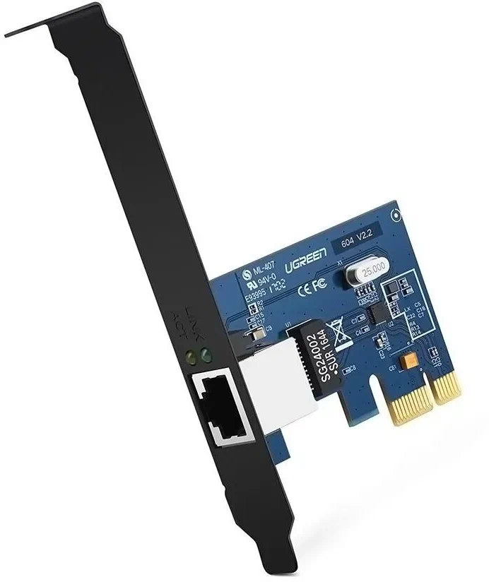 UGREEN GIGABIT 10/100/1000 PCI EXPRESS NETWORK ADAPTER (30771)