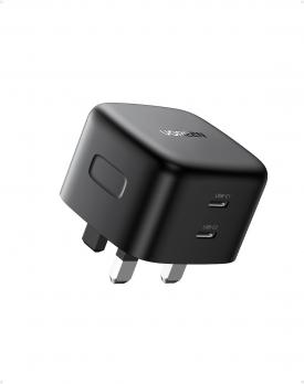 UGREEN GAN WALL CHARGER 2 PORTS 65W (70868)