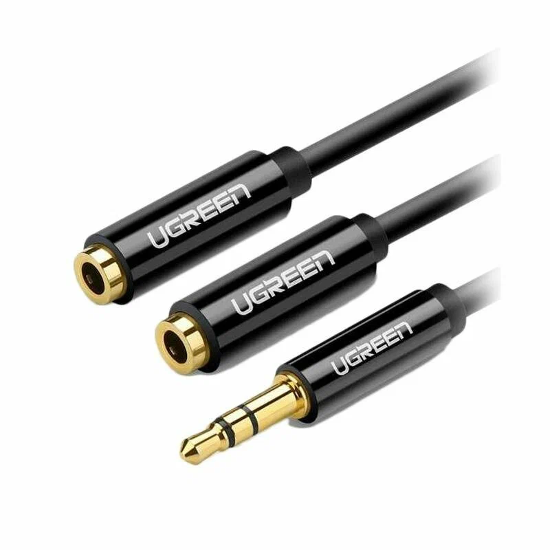 UGREEN 3.5MM MALE TO 2 FEMALE AUDIO CABLE (20816)
