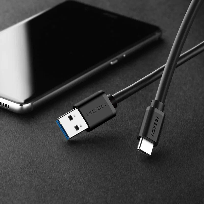 UGREEN USB 3.0 A  TO USB-C  CABLE NICKEL PLATING 1M (20882)