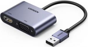 UGREEN USB 3.0 - HDMI+VGA (20518)