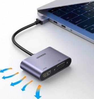 UGREEN USB 3.0 - HDMI+VGA (20518)