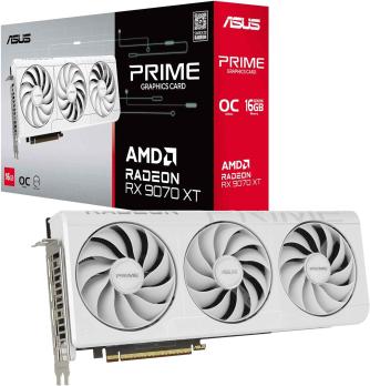 ASUS PRIME RADEON RX 9070 XT WHITE OC EDITION 16GB (90YV0L75-M0NA00)