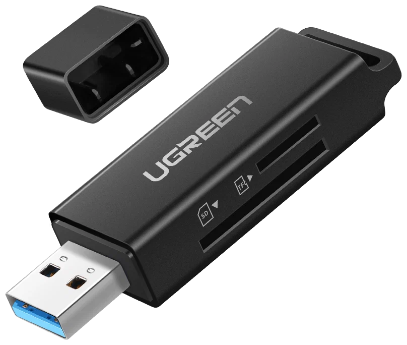 UGREEN USB 3.0 TO TF + SD DUAL CARD READER (40752)